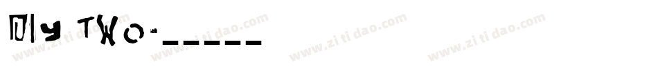 DIY Two字体转换